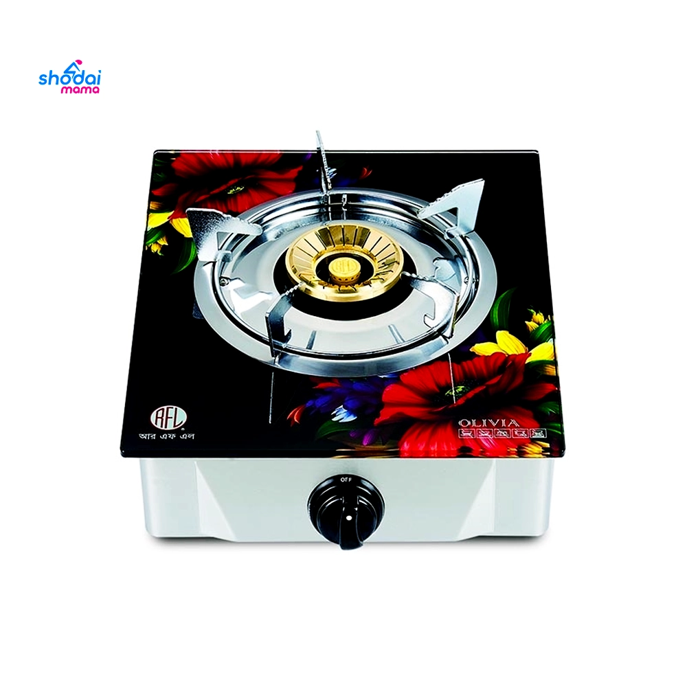 SINGLE GLASS AUTO LPG GAS STOVE OLIVIA